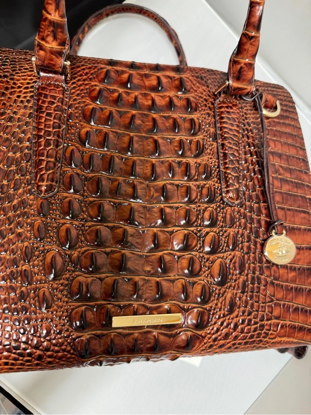Brahmin Small Finley Pecan Melbourne